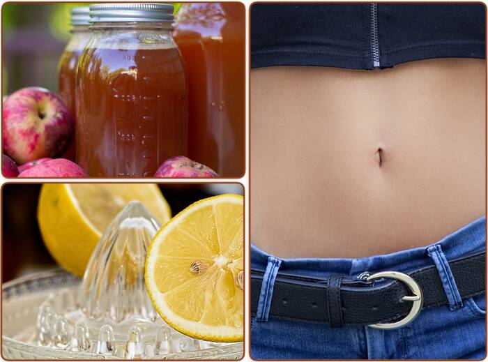 apple cider vinegar and lemon juice in the morning for weight loss